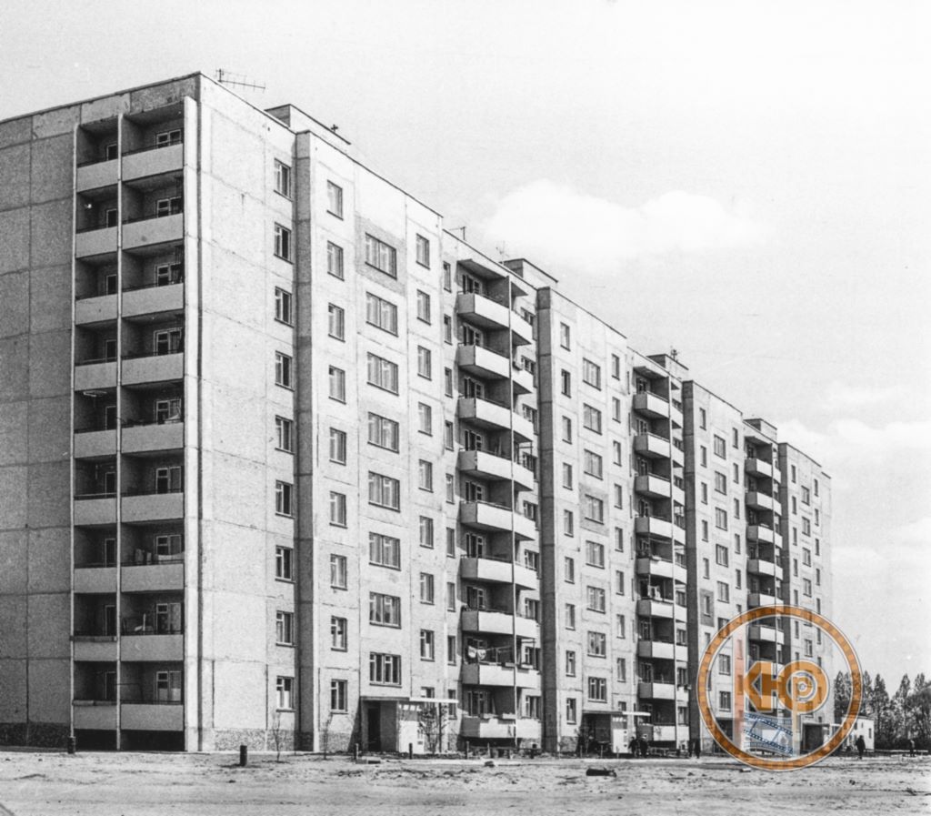 Брест, один из первых девятиэтажных домов в микрорайоне Восток-2