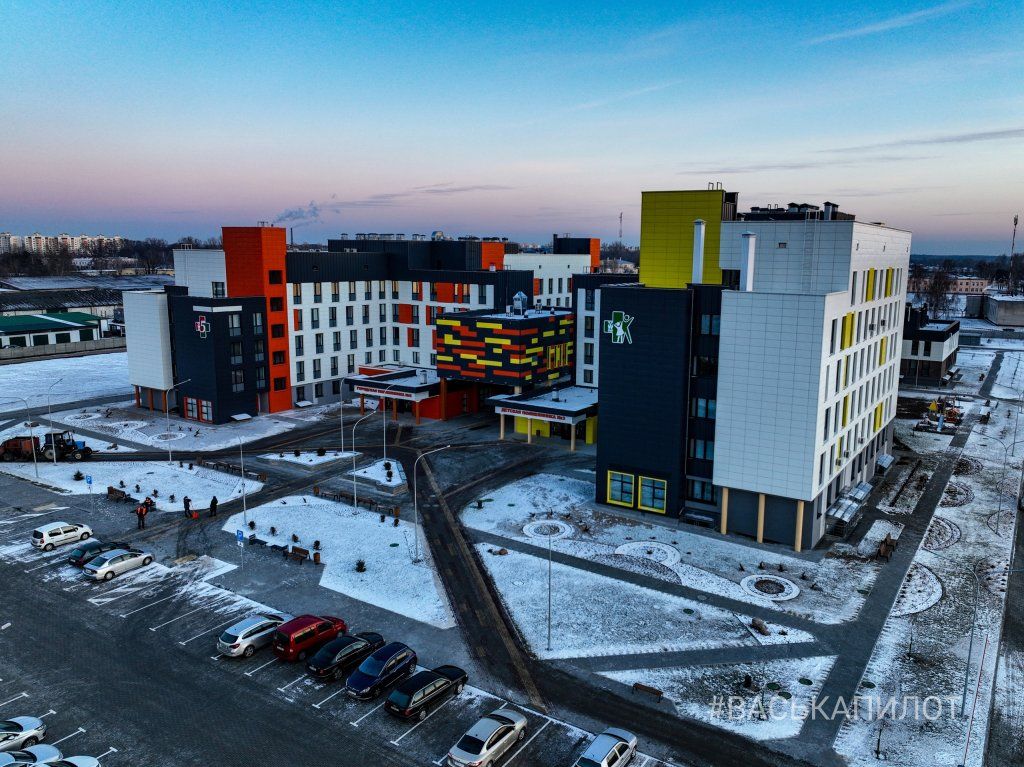 Посмотрите, как выглядит медицинский центр в Бресте с высоты