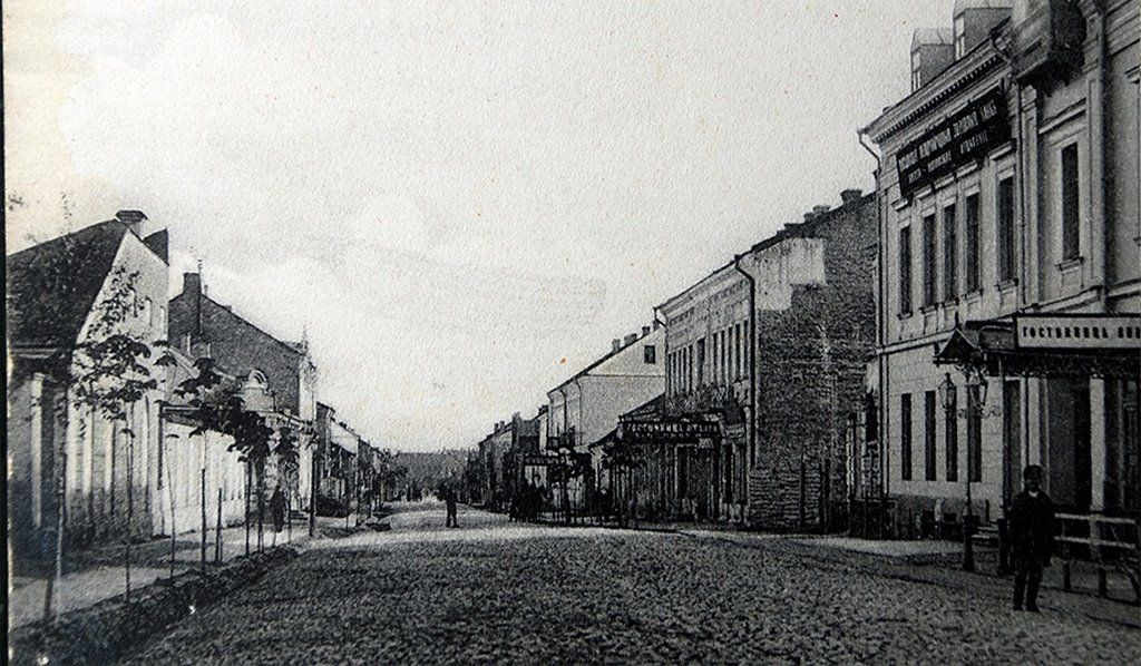 Как было раньше: Брест, вид с угла улицы Советских Пограничников и проспекта Машерова