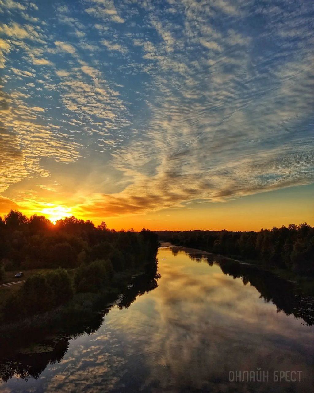 Читатель: Красивый рассвет в Жабинке