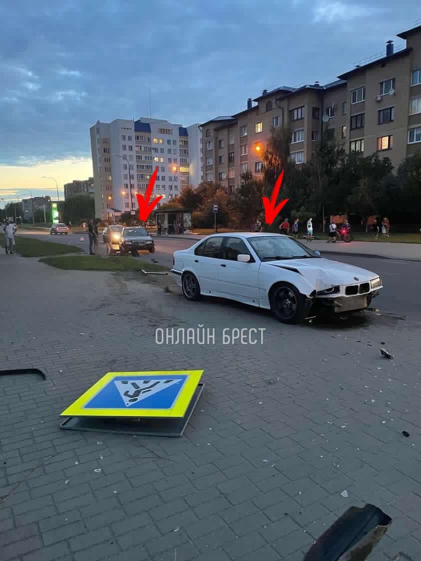 Читатель: Вчера вечером в Бресте на Мошенского произошло ДТП