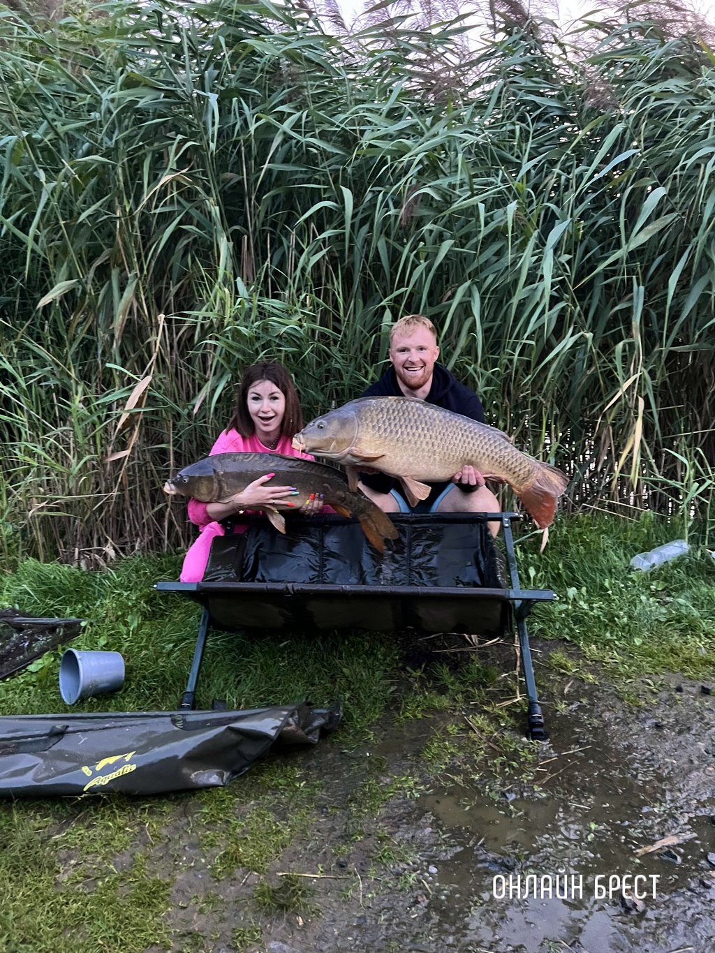 Читатель: Наш улов в Брестской области. Вес самой большой рыбы – 21 кг