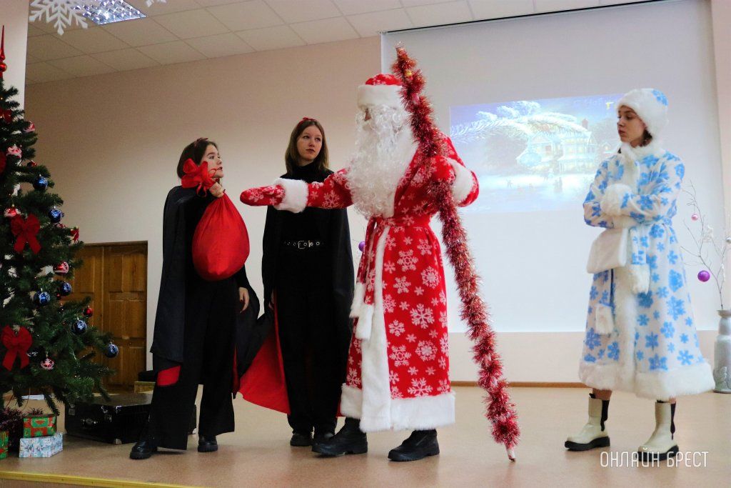 Читатель: «Приключения у новогодней ёлки» в средней школе № 28 г. Бреста