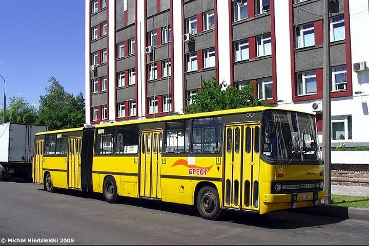 Автобусы «Икарус» на улицах Бреста