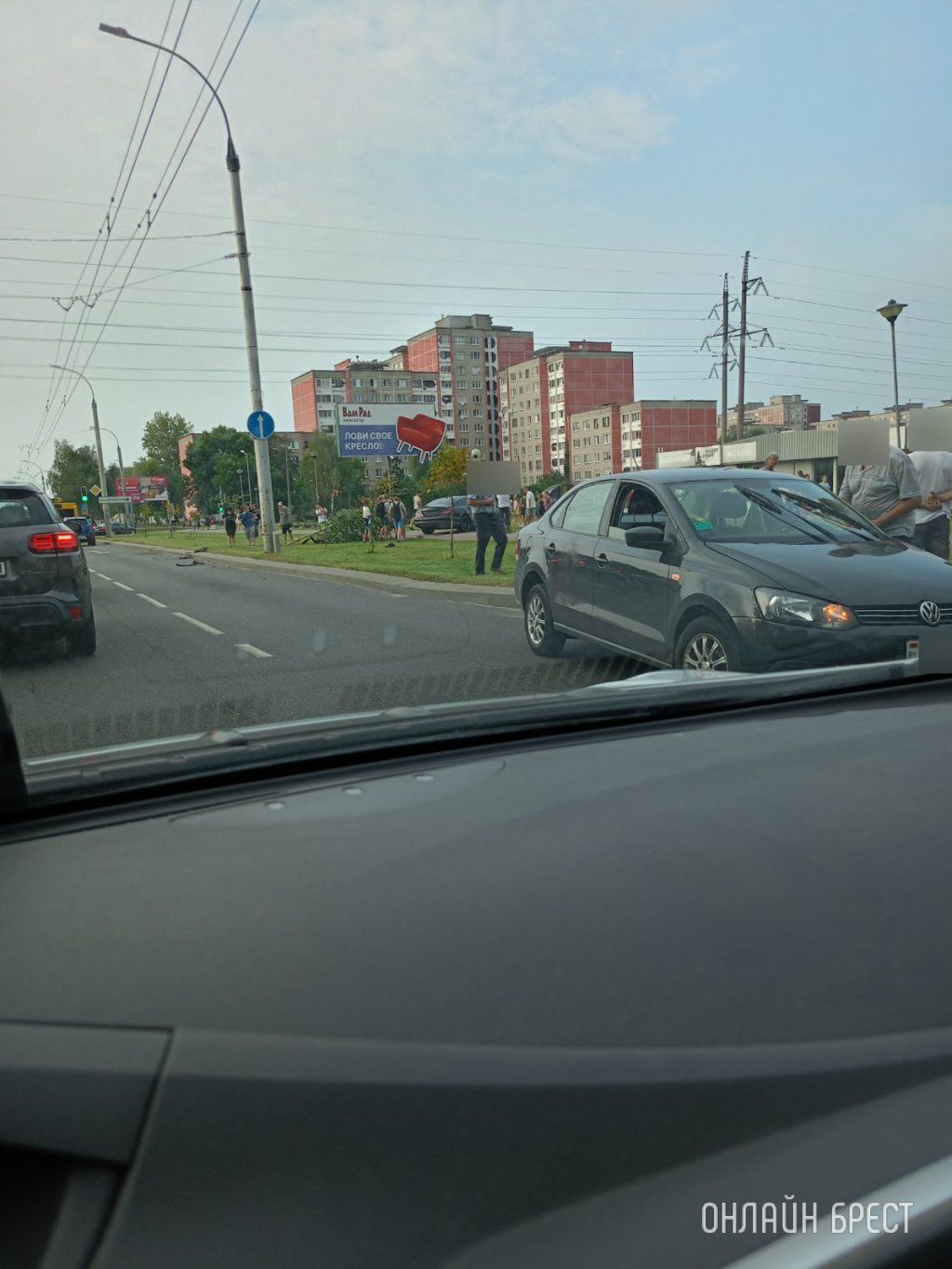 Очевидец: ДТП на Партизанском проспекте в Бресте