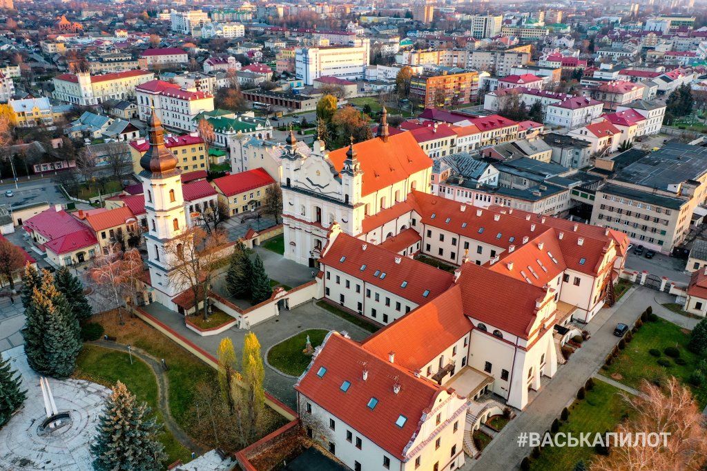 ВаськаПилот показал, как выглядит Пинск с высоты
