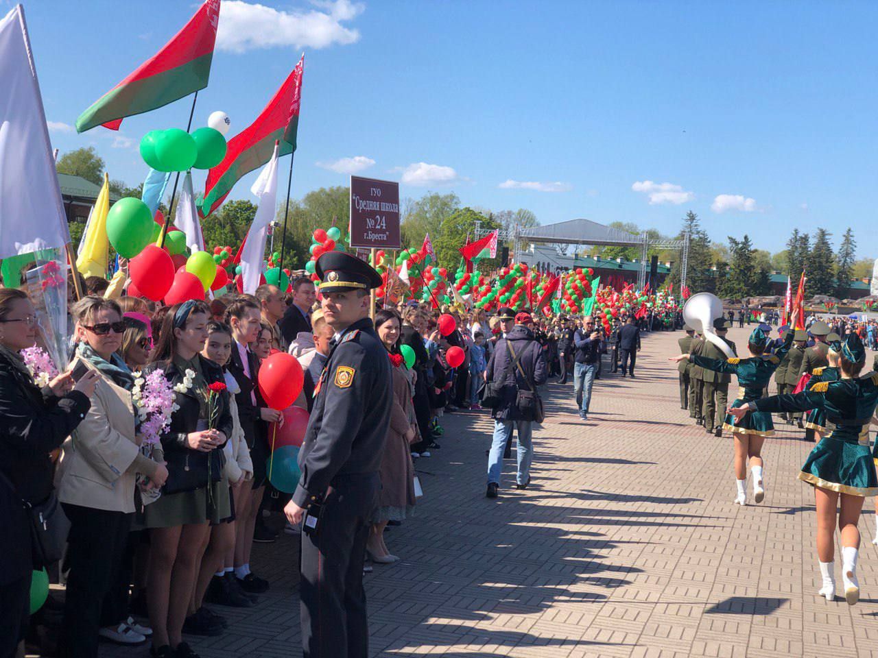 Митинг в Брестской крепости