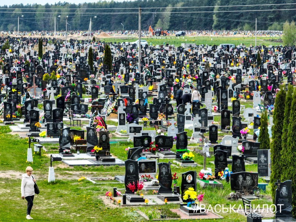 Кладбище «Северное» возле Бреста. Фото и видео с высоты