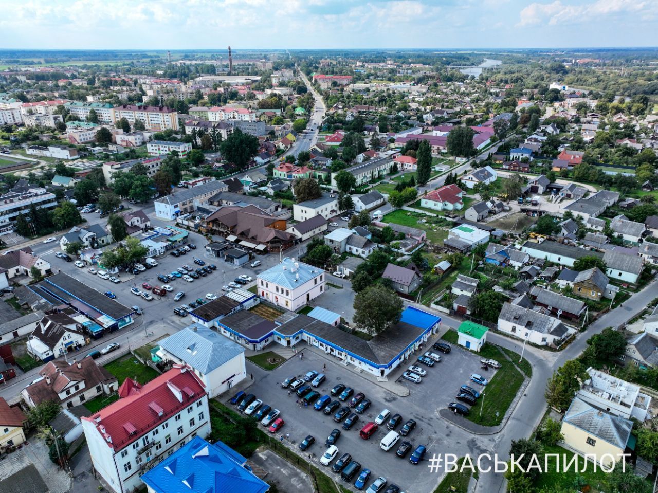 Посмотрите на Кобрин с высоты птичьего полета
