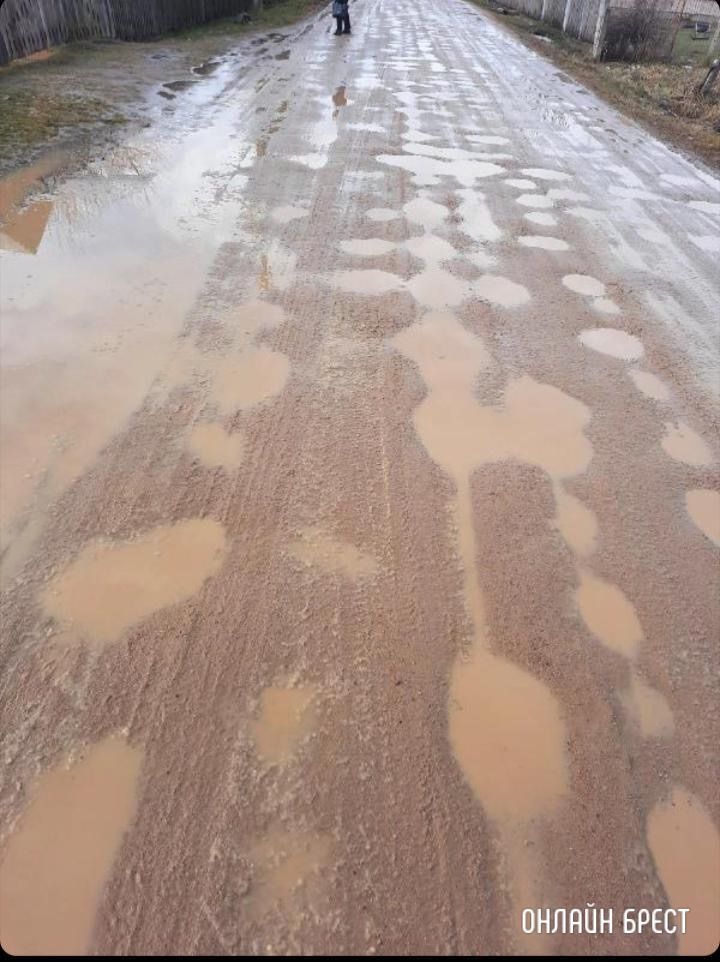 Читатель: Вот такая дорога находится в агрогородке Турна Большая