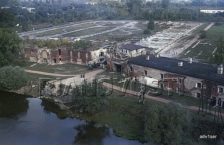 Брестская крепость до строительства Мемориального комплекса, 1966 год