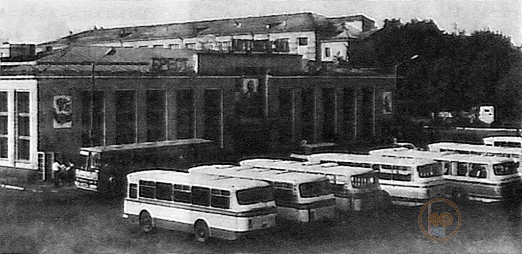 Брест, автовокзал. Построен в 1963 г. Год создания снимка неизвестен