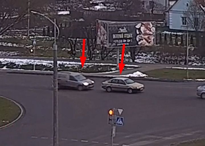 Вот как сегодня произошло ДТП в Кобрине
