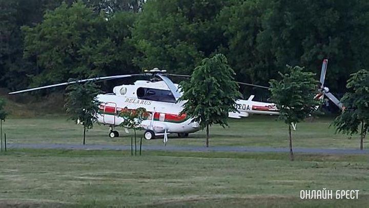 Вертолёт. Вчера в Брестской крепости