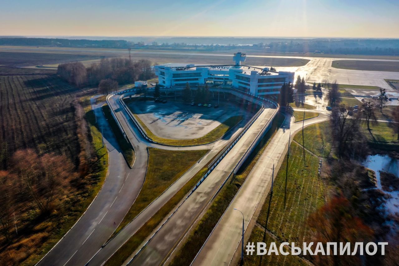 Видео и фото, которые вы не видели. Показываем, как выглядит аэропорт Бреста с высоты