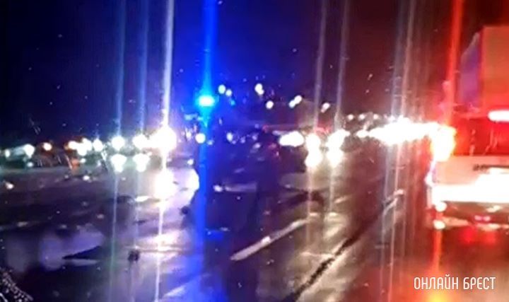 ДТП в Брестской области на трассе М1