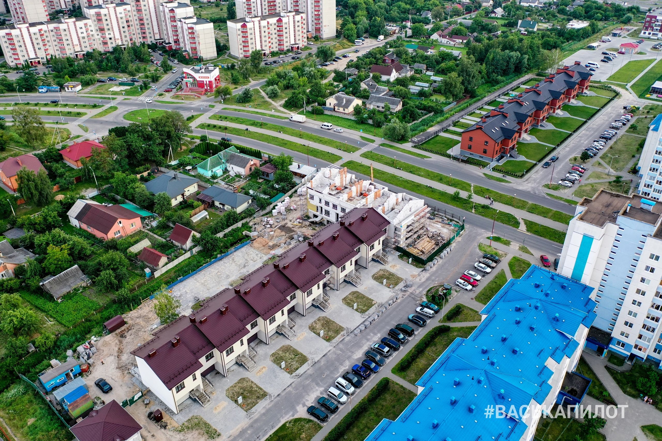 Лето 2021. Стройки Бреста с высоты