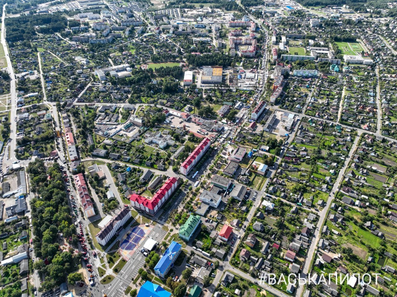 Областные «Дожинки-2023» в Ганцевичах. Смотрите видео и фото с высоты