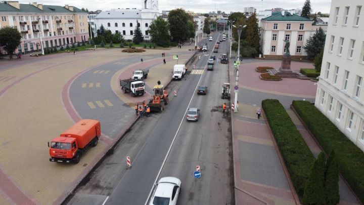 В Бресте на Ленина начались дорожные работы