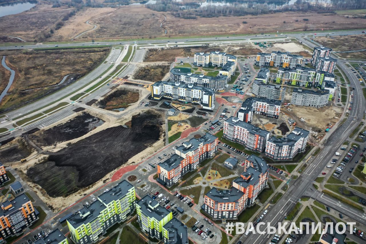 Строительство микрорайона ЮЗМР-1 в Бресте