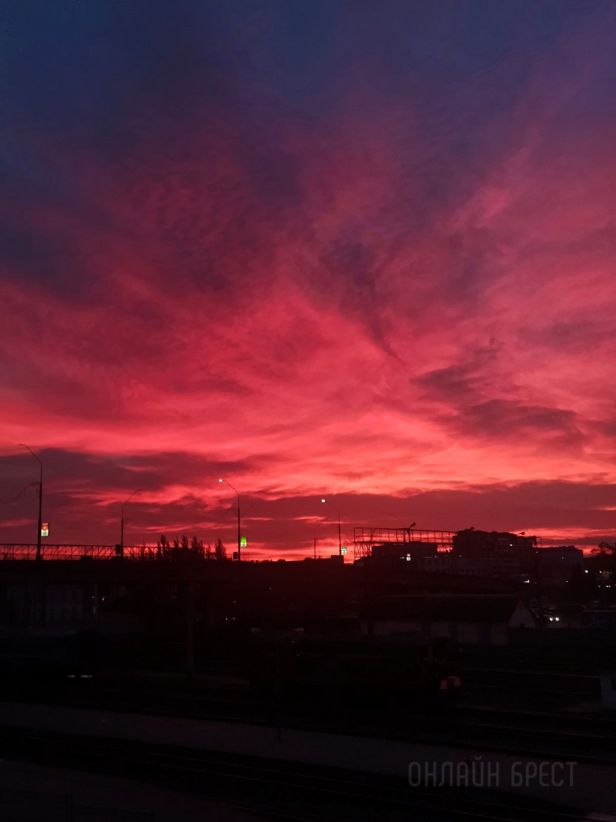 Читатель: Прекрасный рассвет был сегодня в Бресте