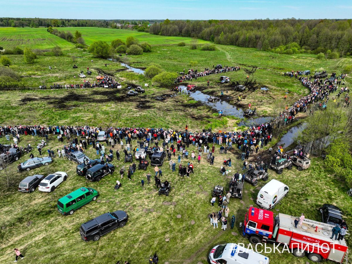 Трофи-рейд «Телеханская дрыгва» с высоты