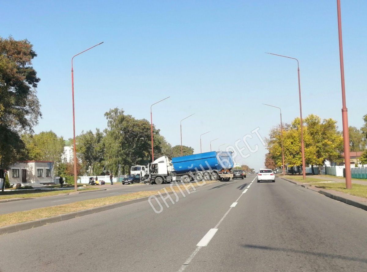 Читатель: Жесткое ДТП произошло в Бресте на Рябцева