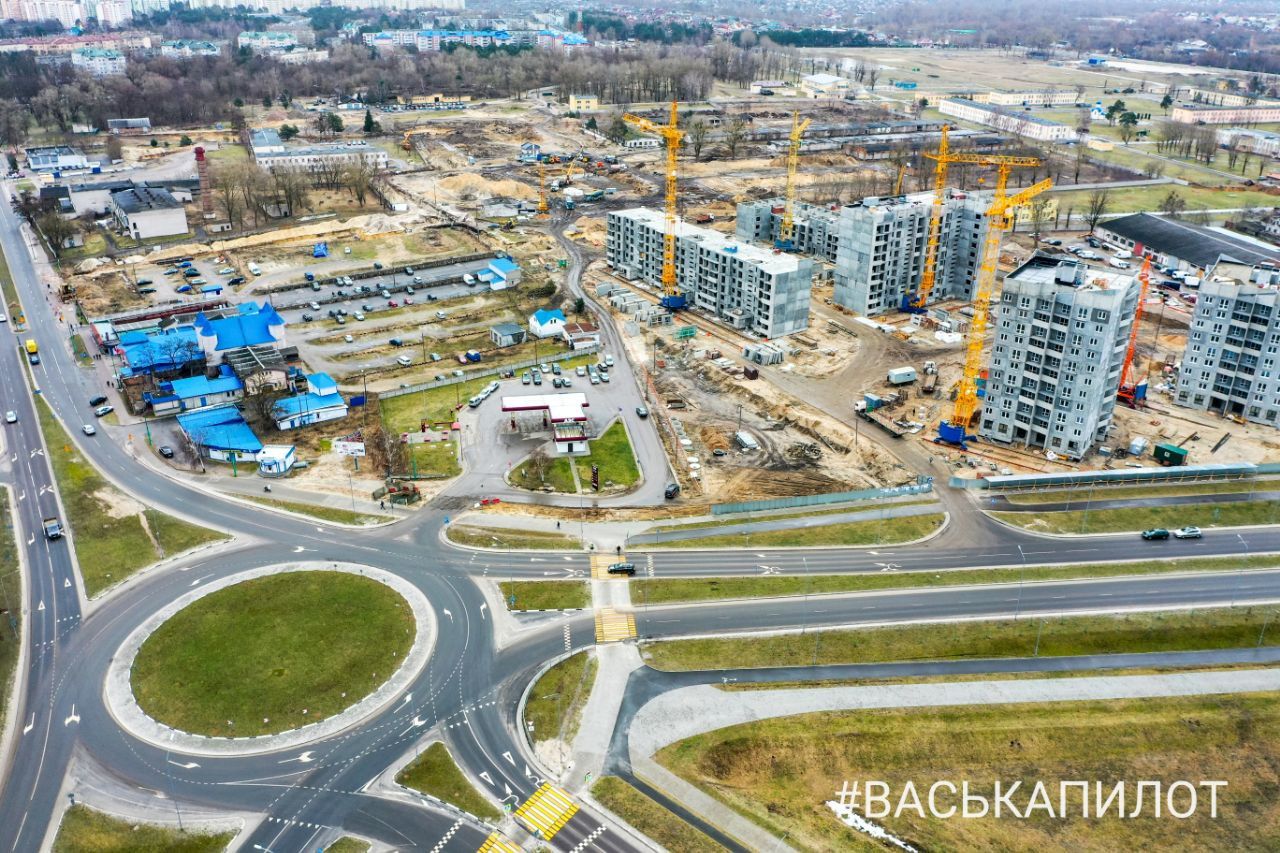 Посмотрим на новый микрорайон Бреста с высоты