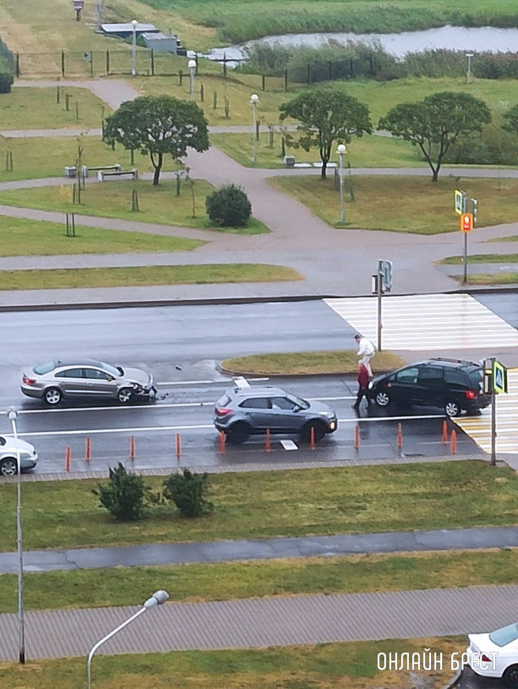 Сегодня в Бресте произошло несколько ДТП. Публикуем фото и видео с места происшествий