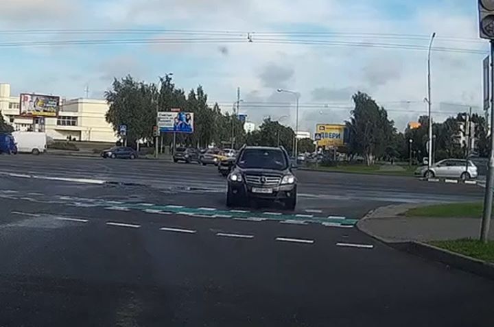 Что это было? Видео снято сегодня в Бресте