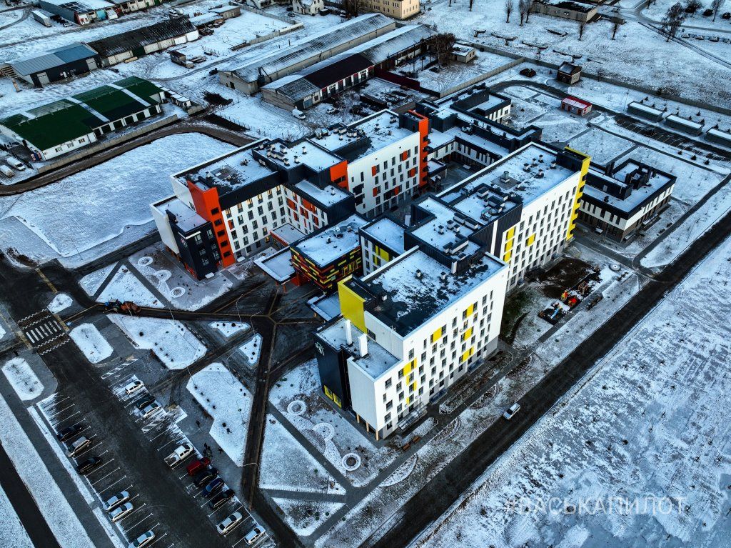 Посмотрите, как выглядит медицинский центр в Бресте с высоты