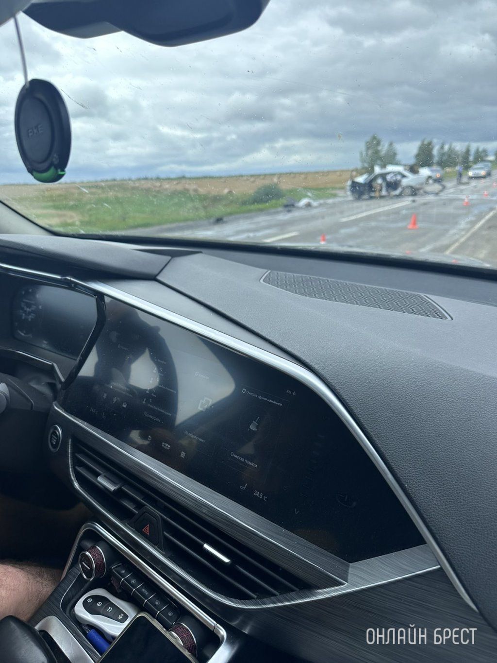 Очевидец: Страшная авария произошла возле Пинска