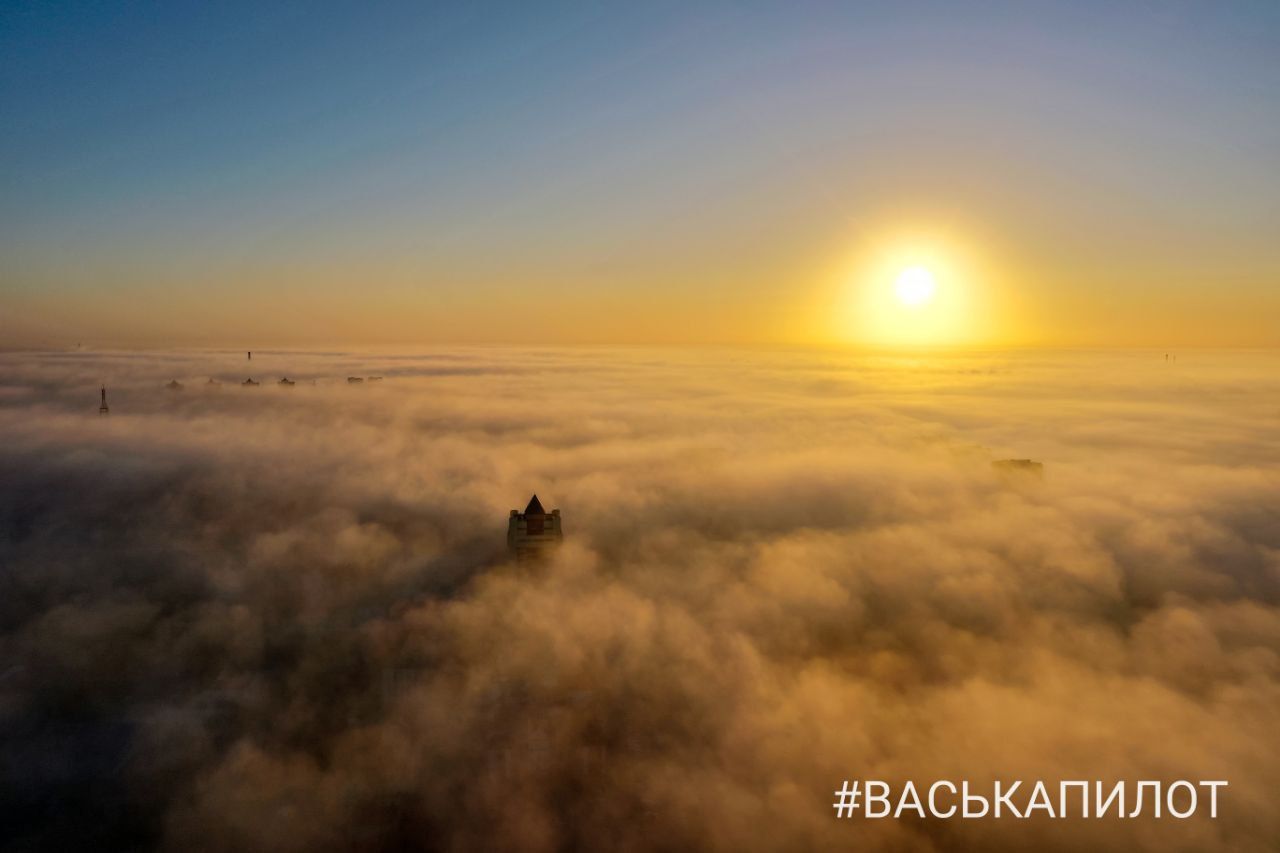 Сильный туман накрыл Брест