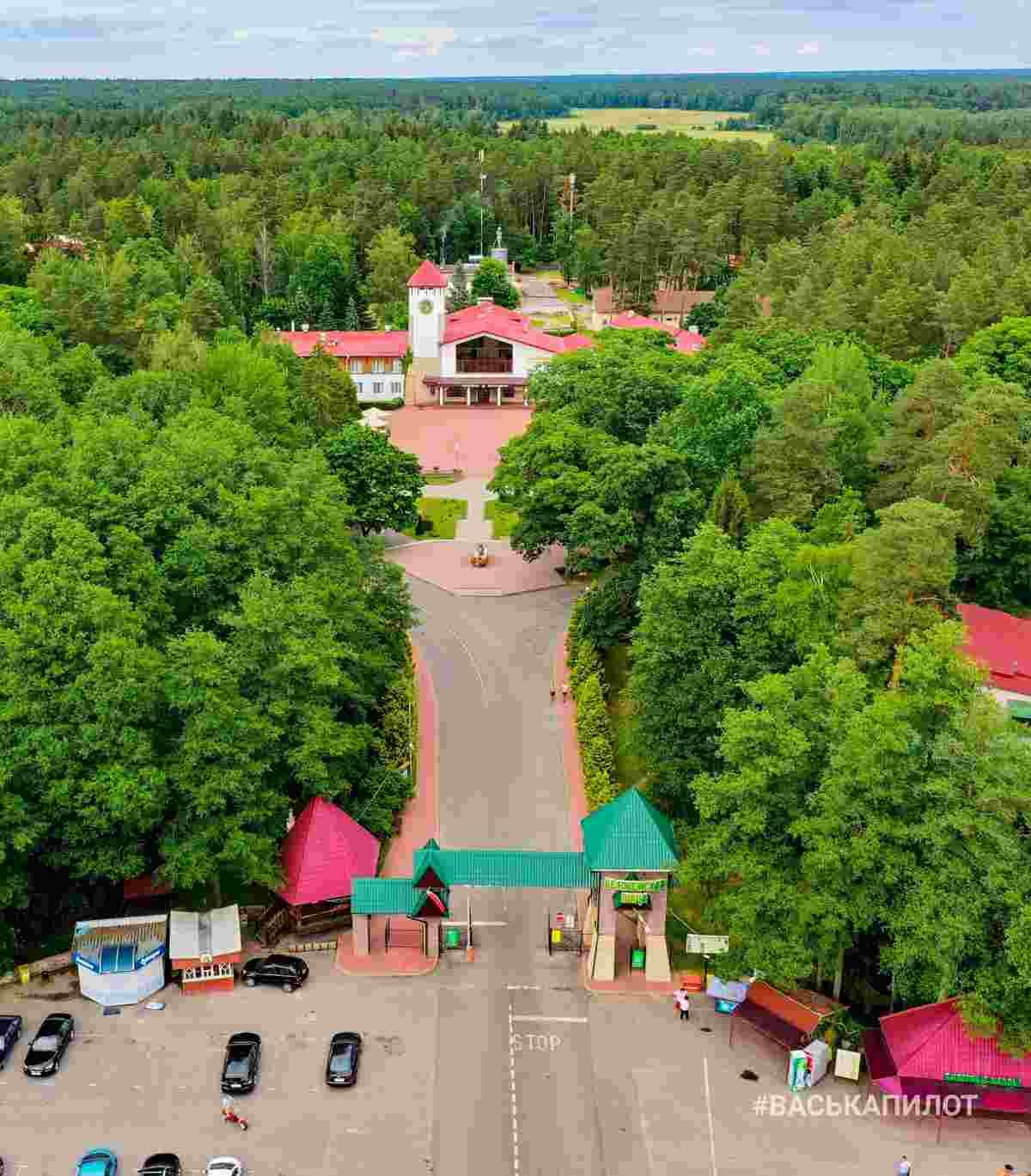 Беловежская пуща с высоты