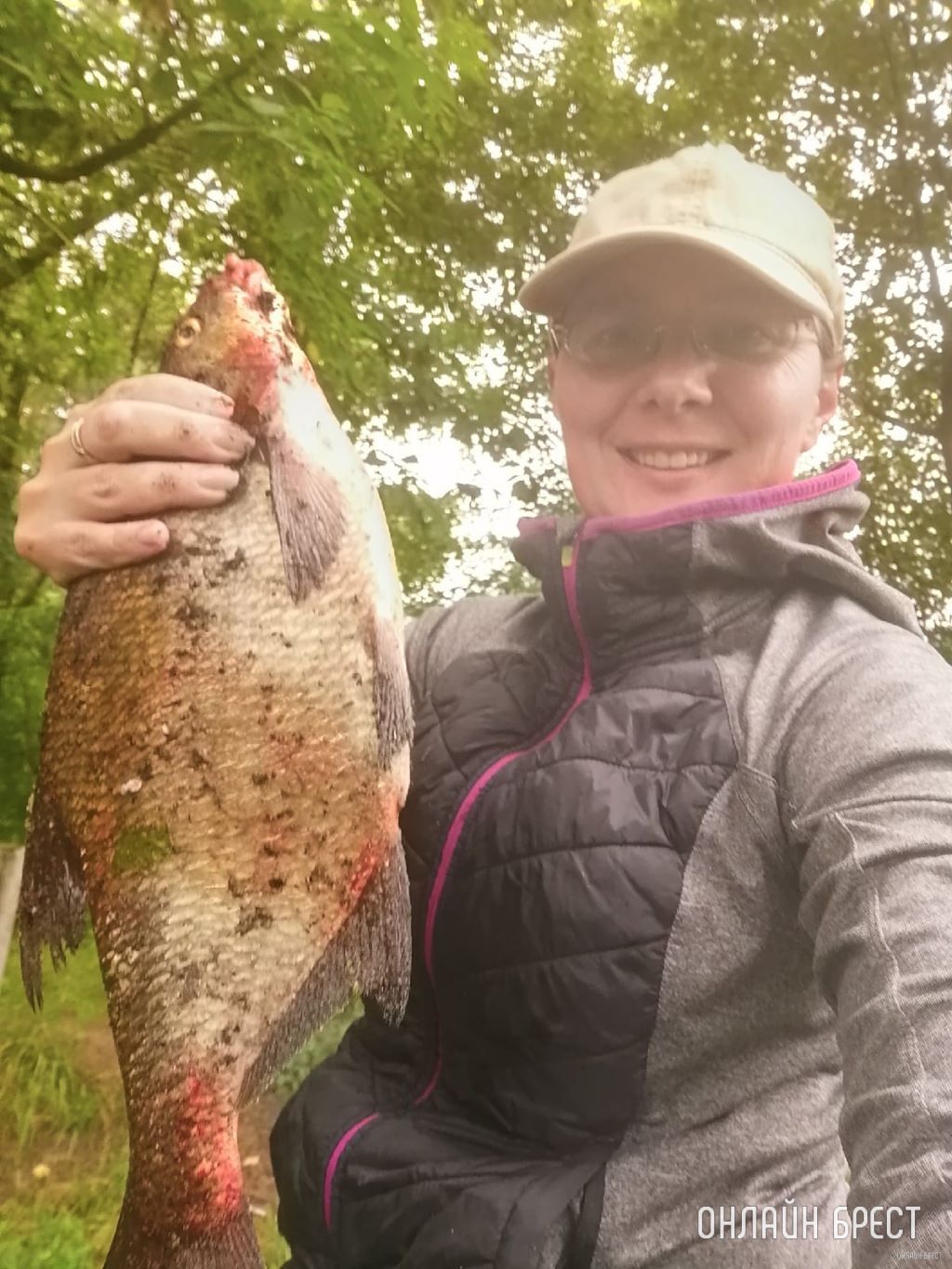 Улов Брестчанки на Мухавце