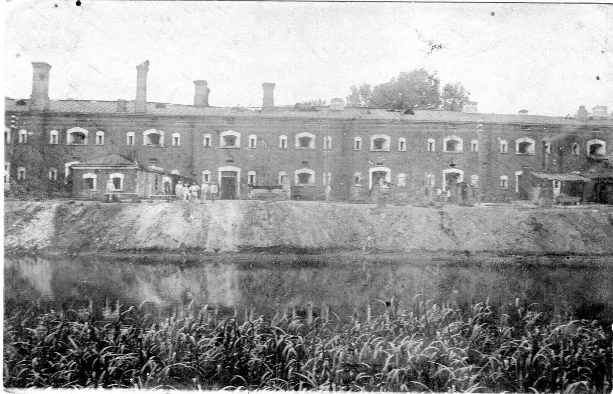 Оборонительная казарма цитадели крепости Брест-Литовск, 1915-1918 гг
