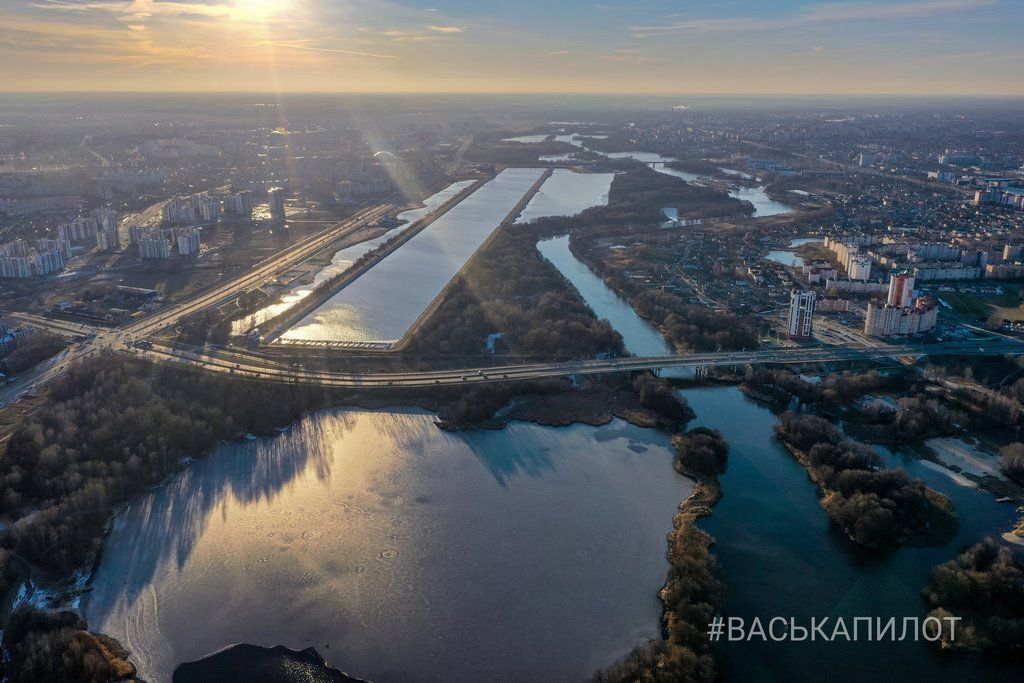 Немного февральского Бреста с высоты