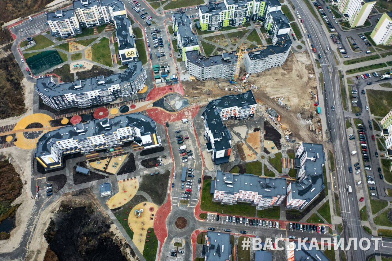 Строительство микрорайона ЮЗМР-1 в Бресте