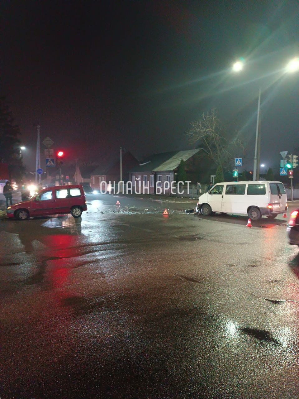 Читатель: ДТП в Бресте на перекрестке Пушкинской и Пионерской