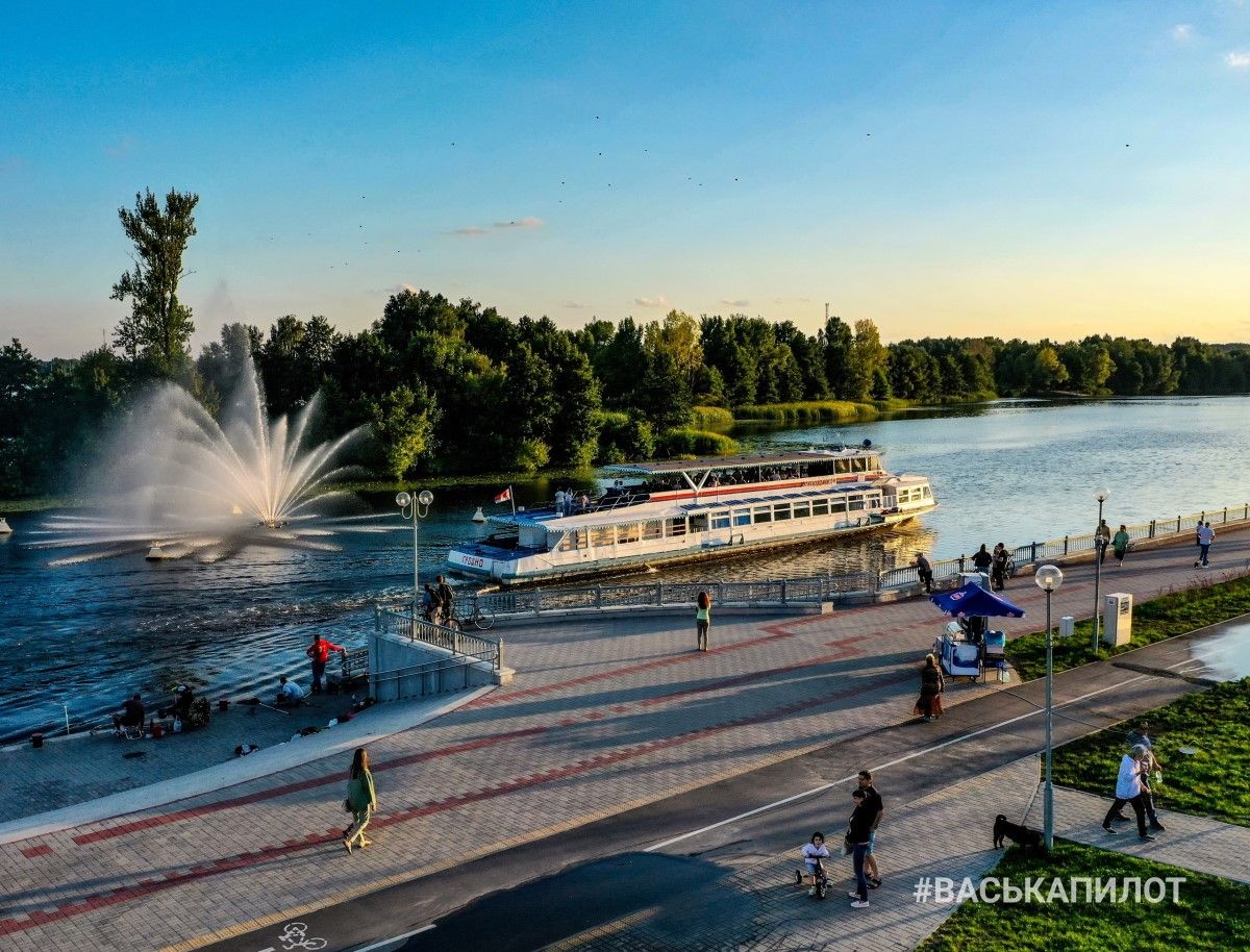 Набережная Бреста. Фото сделаны сегодня