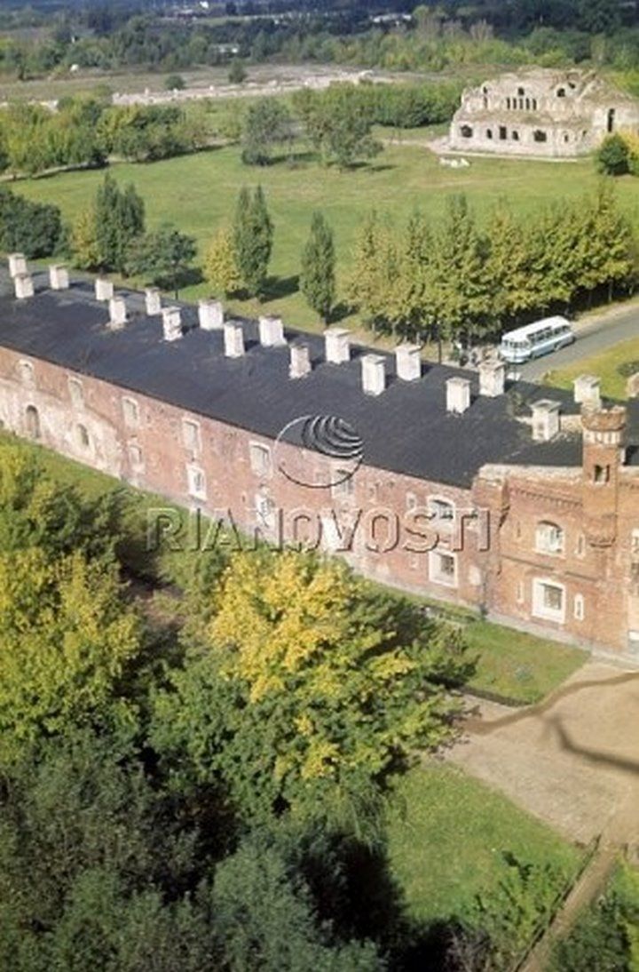 Брестская крепость до строительства Мемориального комплекса, 1966 год