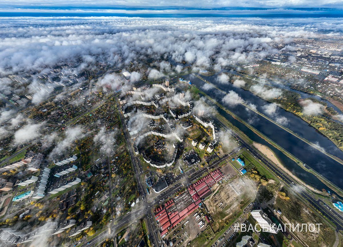 Посмотрите на Брест с большой высоты. Снимки сделаны сегодня