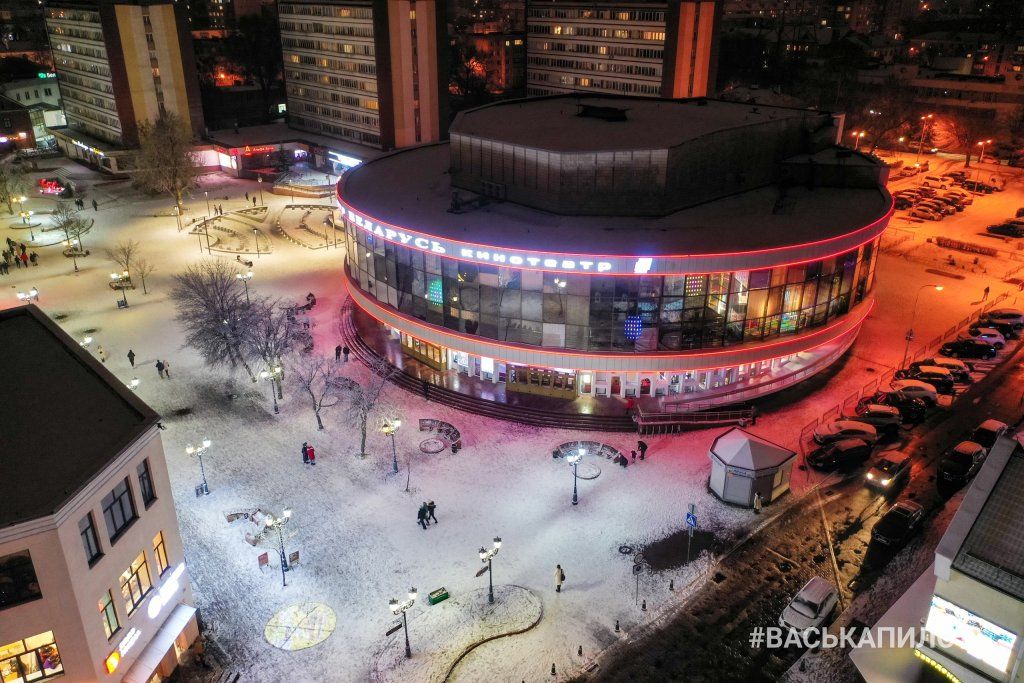 В Бресте выпал снег