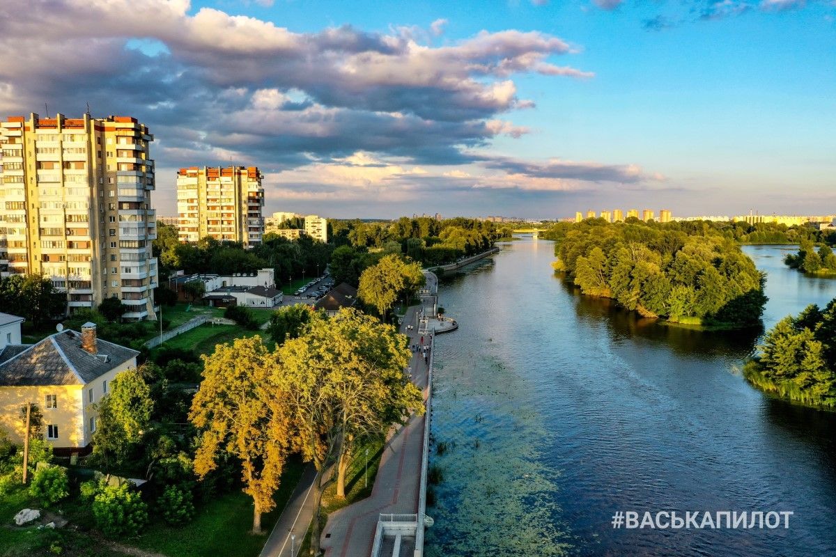 Набережная Бреста. Фото сделаны сегодня