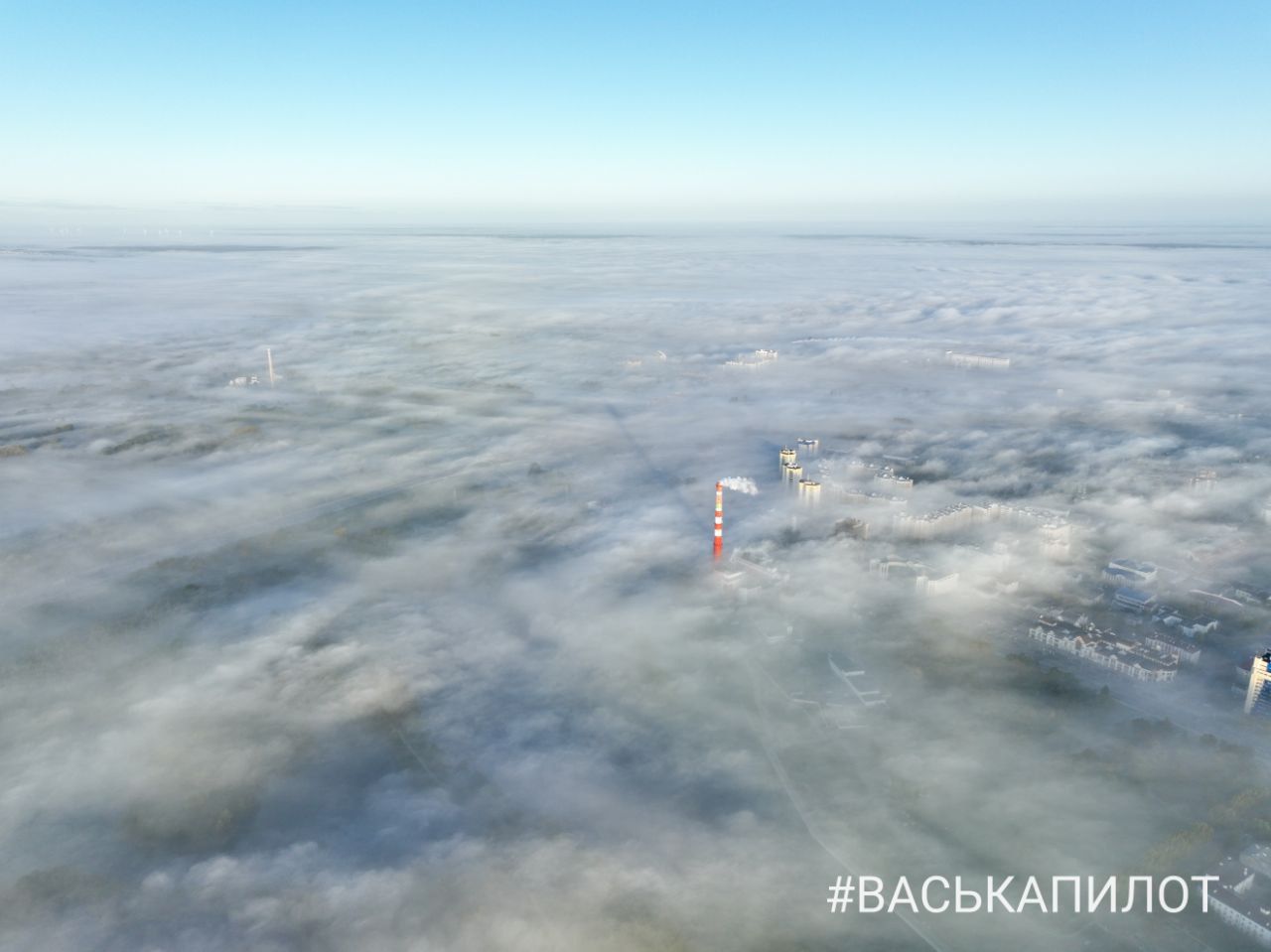 Сильный туман накрыл Брест