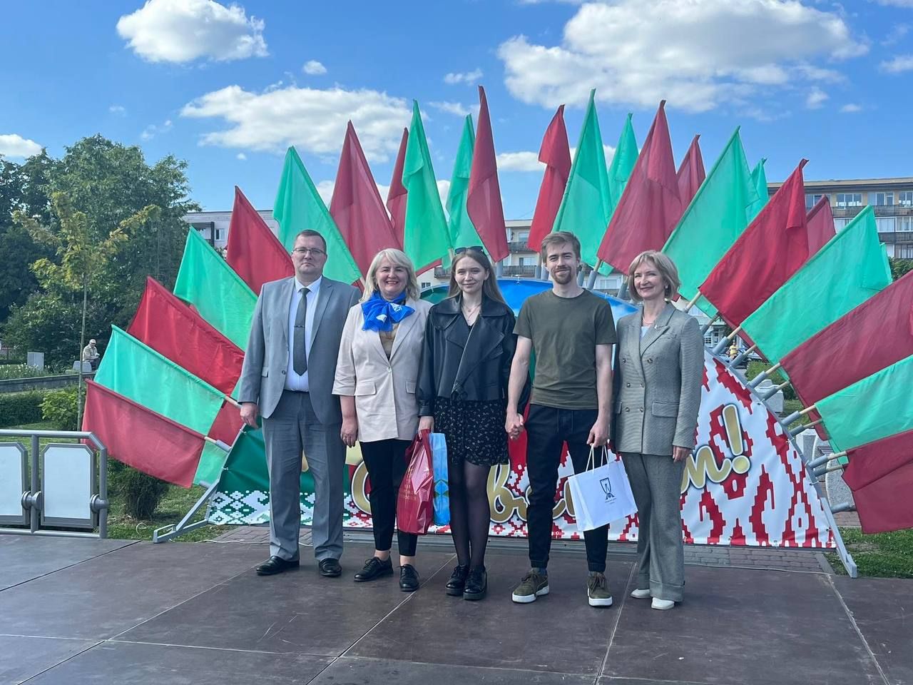 В Бресте проходит праздник для детей и родителей «Семейный причал», приуроченный к международному Дню семьи