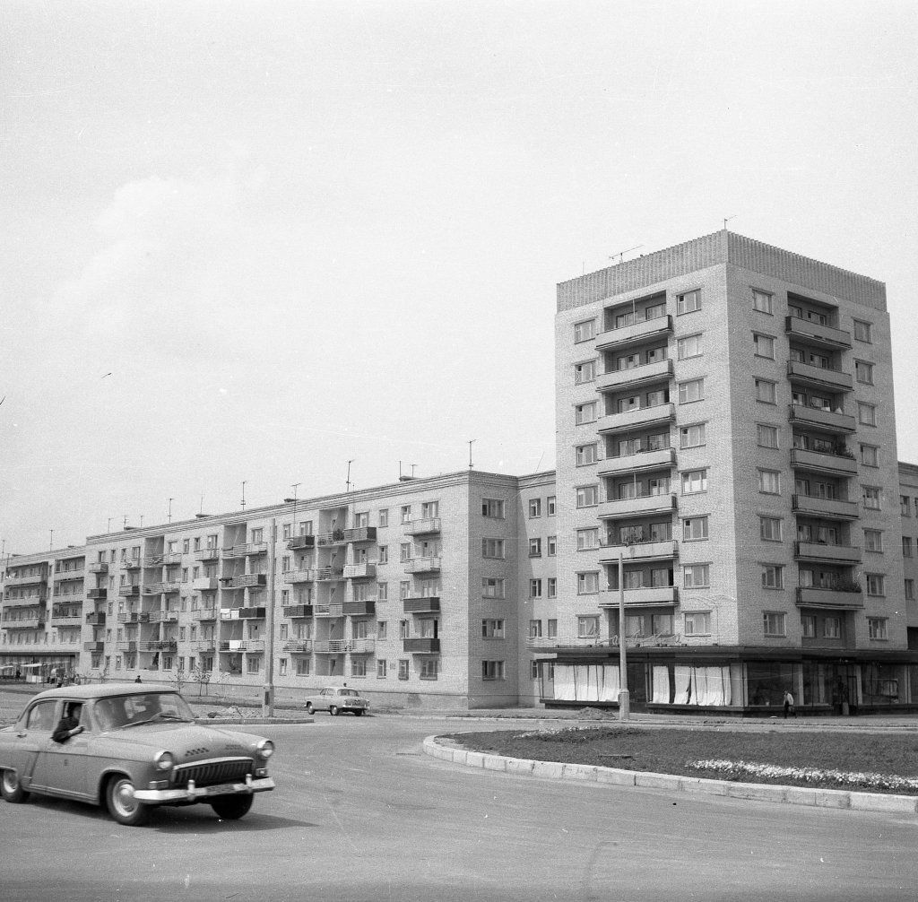 Брест, Набережная, бульвар Шевченко, 1969 год