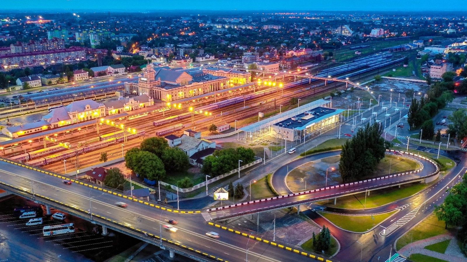 Новый и старый автовокзал в Бресте