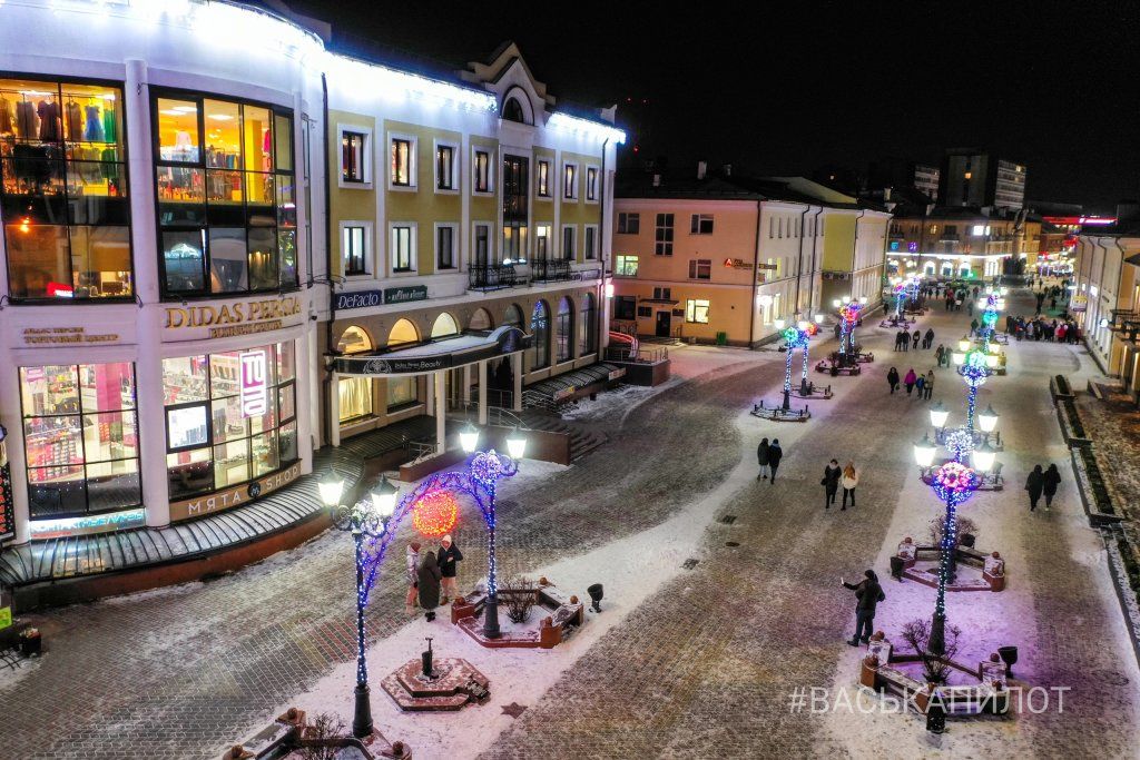 Рождественский вечер на Советской в Бресте