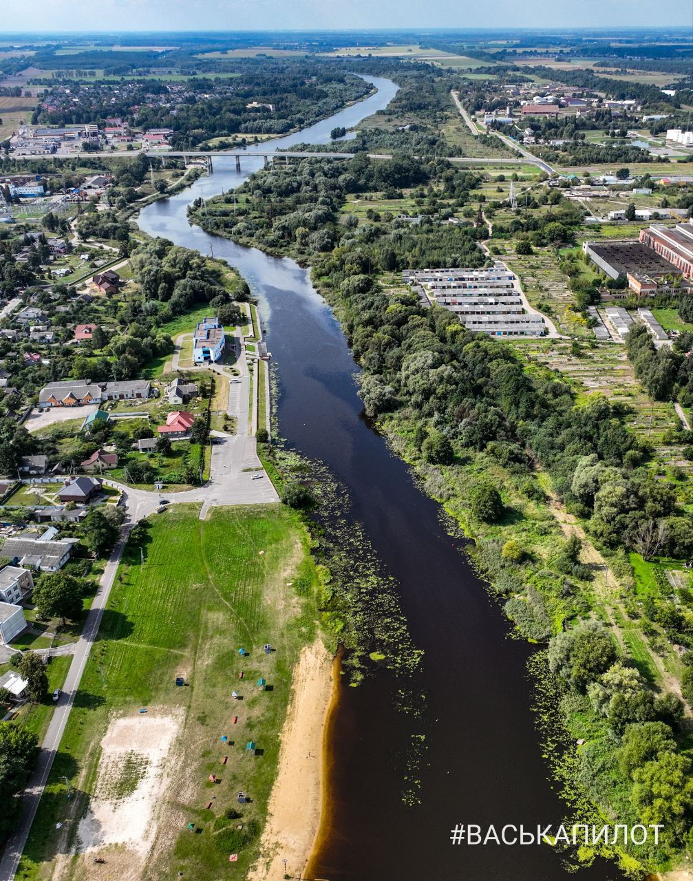 Посмотрите на Кобрин с высоты птичьего полета